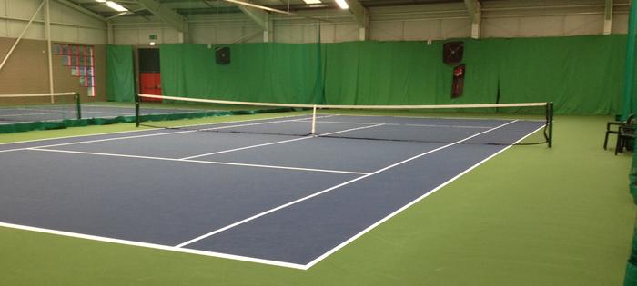 Indoor tennis at the Westburn