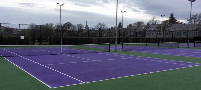 Outdoor courts at Westburn