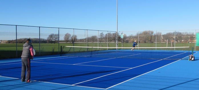 Great outdoor courts at the new Portsmouth Tennis Centre