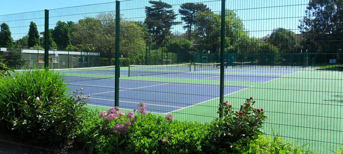 Four newly refurbished courts