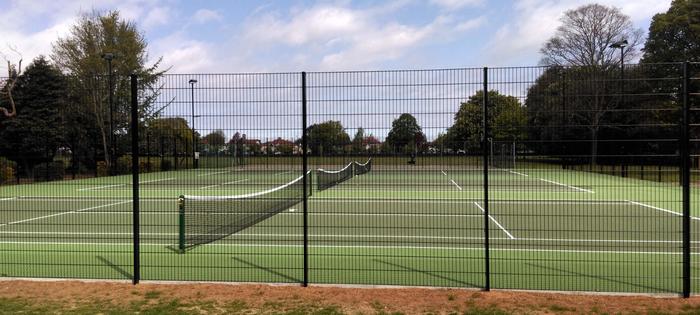 New courts at Priory Park!